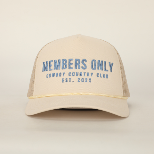 Cowgirl Trucker Hat Cream